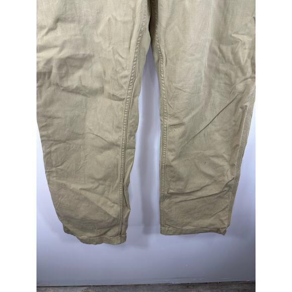Carhartt Rugged Flex Loose Fit Canvas Work Pant Tan Size 38x34 - Picture 9 of 12